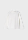 Meisjes L/s basic polo van Mayoral in de kleur Natir-plat in maat 128.