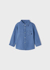 Jongens L/s soft denim shirt van Mayoral in de kleur Medium in maat 86.