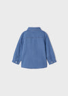 Jongens L/s soft denim shirt van Mayoral in de kleur Medium in maat 86.