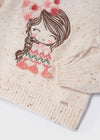 Meisjes Jumper van Mayoral in de kleur Beige in maat 86.