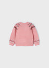 Meisjes Jacquard jumper van Mayoral in de kleur Blush in maat 86.