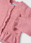 Meisjes Knitting cardigan van Mayoral in de kleur ROUGE in maat 86.