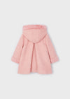 Meisjes Shearling coat van Mayoral in de kleur Blush in maat 86.