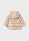 Meisjes Reversible coat van Mayoral in de kleur Almond in maat 86.