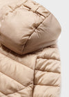 Meisjes Reversible coat van Mayoral in de kleur Almond in maat 86.
