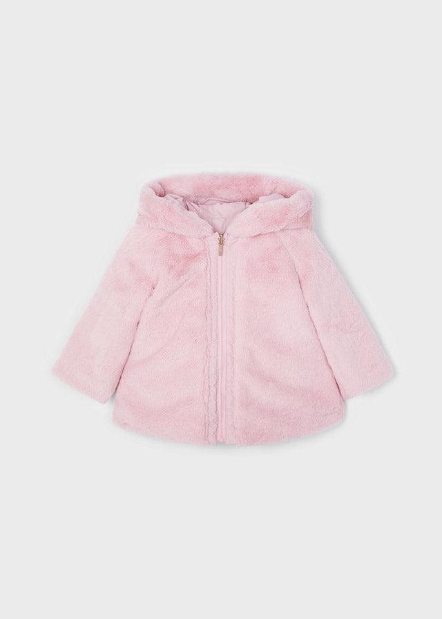 Mayoral Reversible faux fur jacket