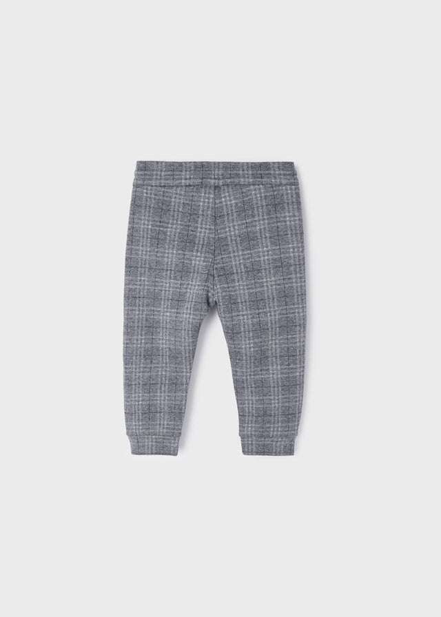 Jongens Plaid pants van Mayoral in de kleur Heather gr in maat 86.