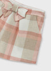Meisjes Plaid shorts van Mayoral in de kleur Blush in maat 128.