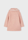 Meisjes Shearling coat van Mayoral in de kleur Rose in maat 128.