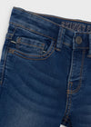Jongens Skinny demin pants van Mayoral in de kleur Medium in maat 128.