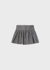 Meisjes Knit skirt van Mayoral in de kleur Black in maat 128.
