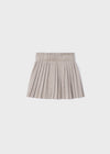 Meisjes Pleated skirt van Mayoral in de kleur Hazelnut in maat 128.
