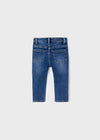 Jongens Basic slim fit trousers van Mayoral in de kleur Medium in maat 86.