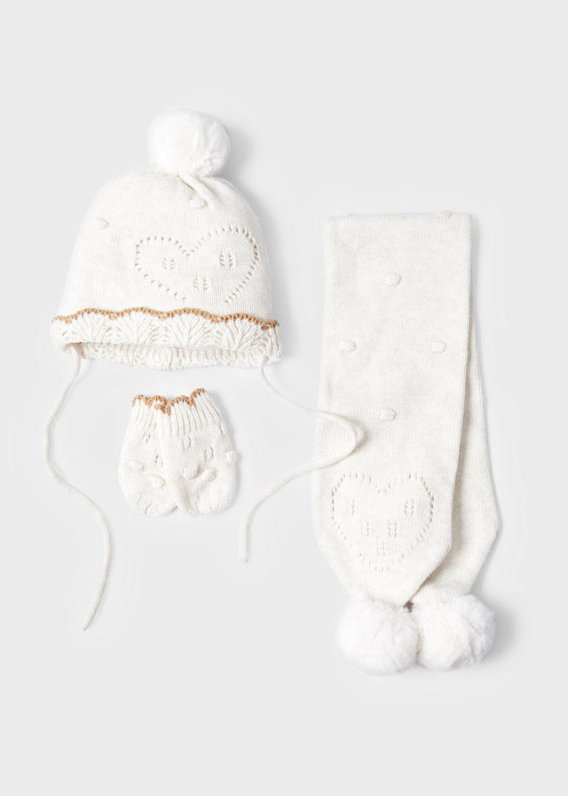 Mayoral Hat-scarf & mittens set