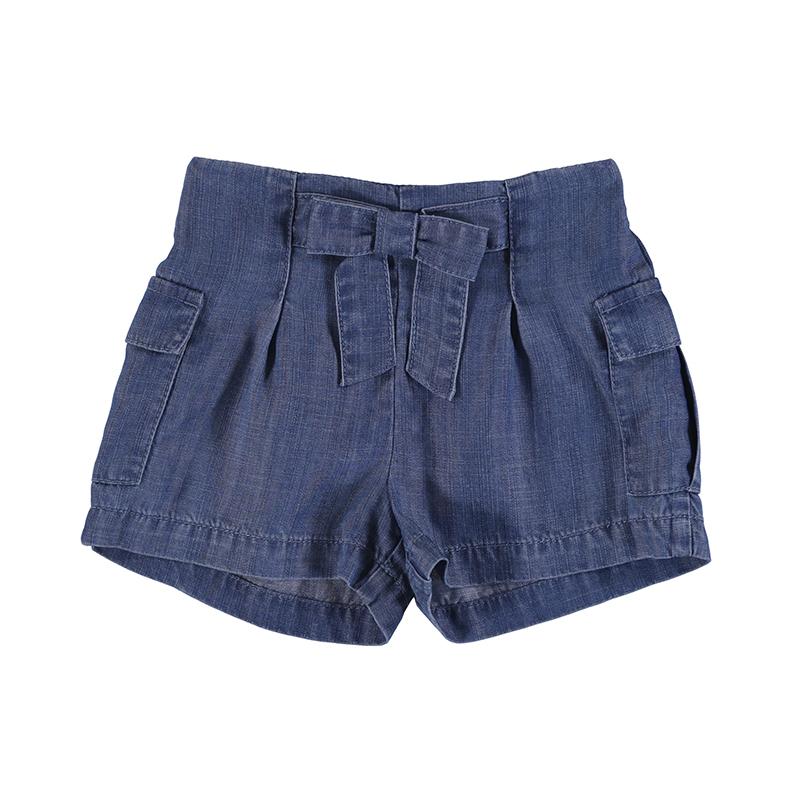 Meisjes short oant                    van Mayoral in de kleur Indigo     in maat 86.