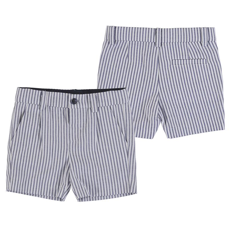 Jongens Linen dressy shorts           van Mayoral in de kleur Nautical   in maat 86.