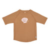 Meisjes LSF Short Sleeve Rashguard Shell caramel van Lässig in de kleur Caramel in maat 98.