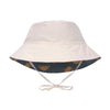 Jongens LSF Sun Protection Bucket Hat Crabs blue van Lässig in de kleur Blue in maat 50-51.