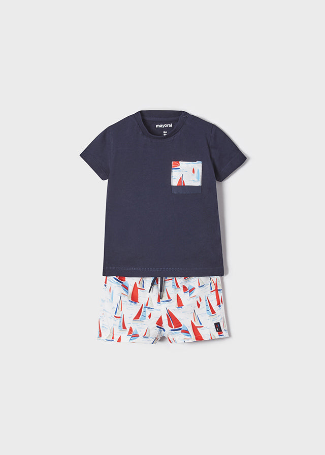 Mayoral Swimsuit t-shirt set