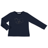 meisjes Longsleeve Basic T-Shirt van Mayoral in de kleur Donkerblauw in maat 128.