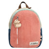Zebra Girls Rugzak - Teddy Multi Roze (S)