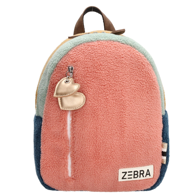 Zebra Girls Rugzak - Teddy Multi Roze (S)