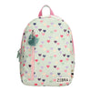 Zebra Rugzak (M) - Girls Hearts - Mint