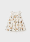 Mayoral Polka dot muslin dress