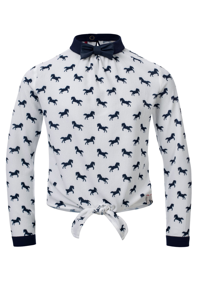 Looxs Revol. Blouse AOP horses