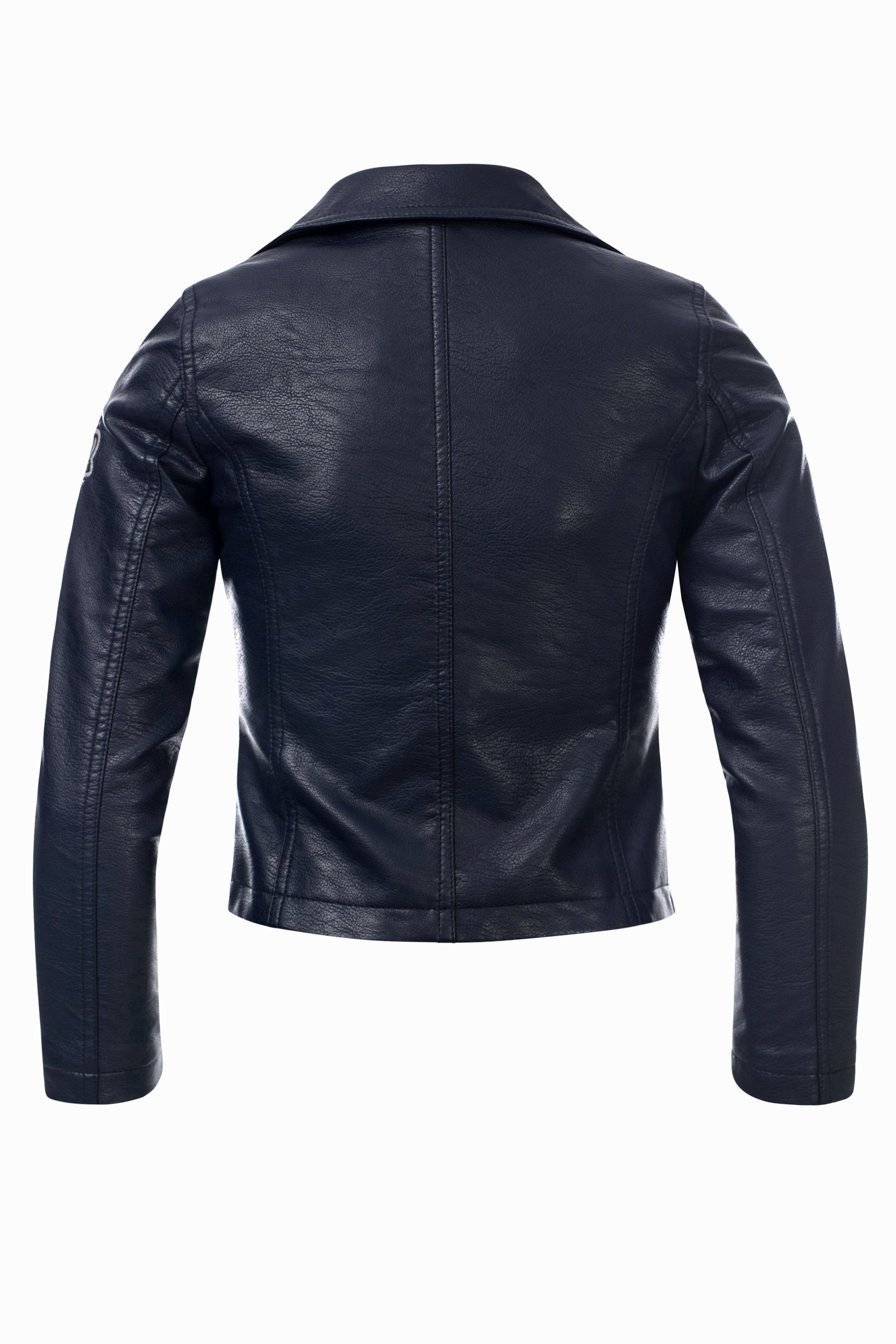 Looxs Revol. Biker jacket imi leather blue