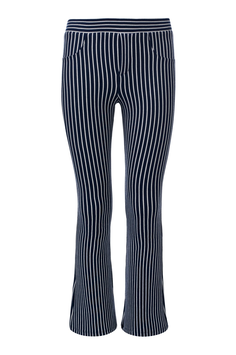 Looxs Revol. Lange broek streep flared Broeken