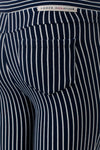 Looxs Revol. Lange broek streep flared Broeken