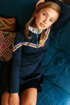 Looxs Revol. Jurk lange mouw met rits