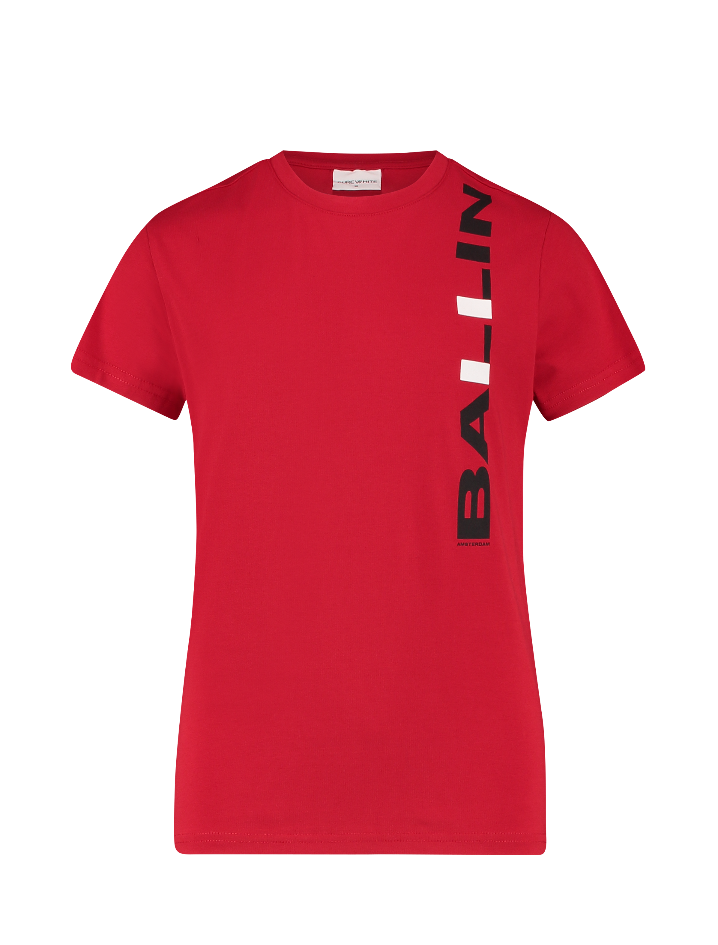 Jongens Shirts korte mouw van Ballin Amsterdam in de kleur Red in maat 176.
