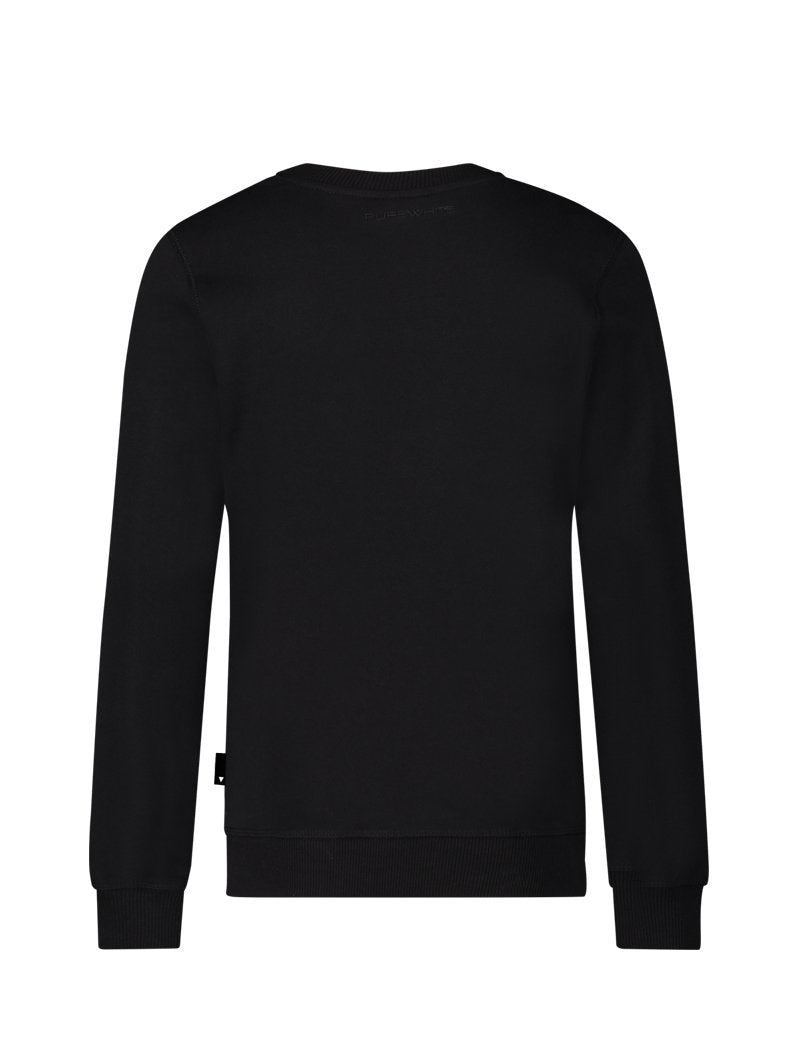 Jongens Sweaters van Ballin Amsterdam in de kleur Black in maat 176.