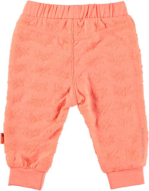 Baby Jongens Pants Stars Kneepads van B.E.S.S. in de kleur Coral in maat 68.