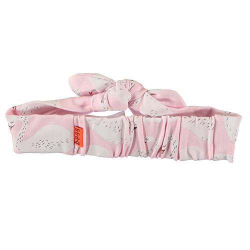 Baby Meisjes Headband AOP Swan van B.E.S.S. in de kleur Pink in maat One size.