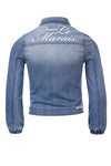 Meisjes Girls Denim Jacket van Looxs in de kleur Denim in maat 164.