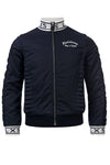 Meisjes Girls Jacket With Lxs Rib van Looxs in de kleur Navy in maat 164.