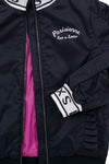 Meisjes Girls Jacket With Lxs Rib van Looxs in de kleur Navy in maat 164.