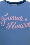 Meisjes Girls T-Shirt S/S van Looxs in de kleur Heaven in maat 164.