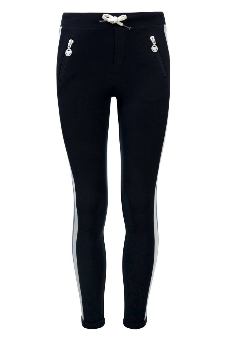 Meisjes Girls Sweat Pants van Looxs in de kleur Navy in maat 164.