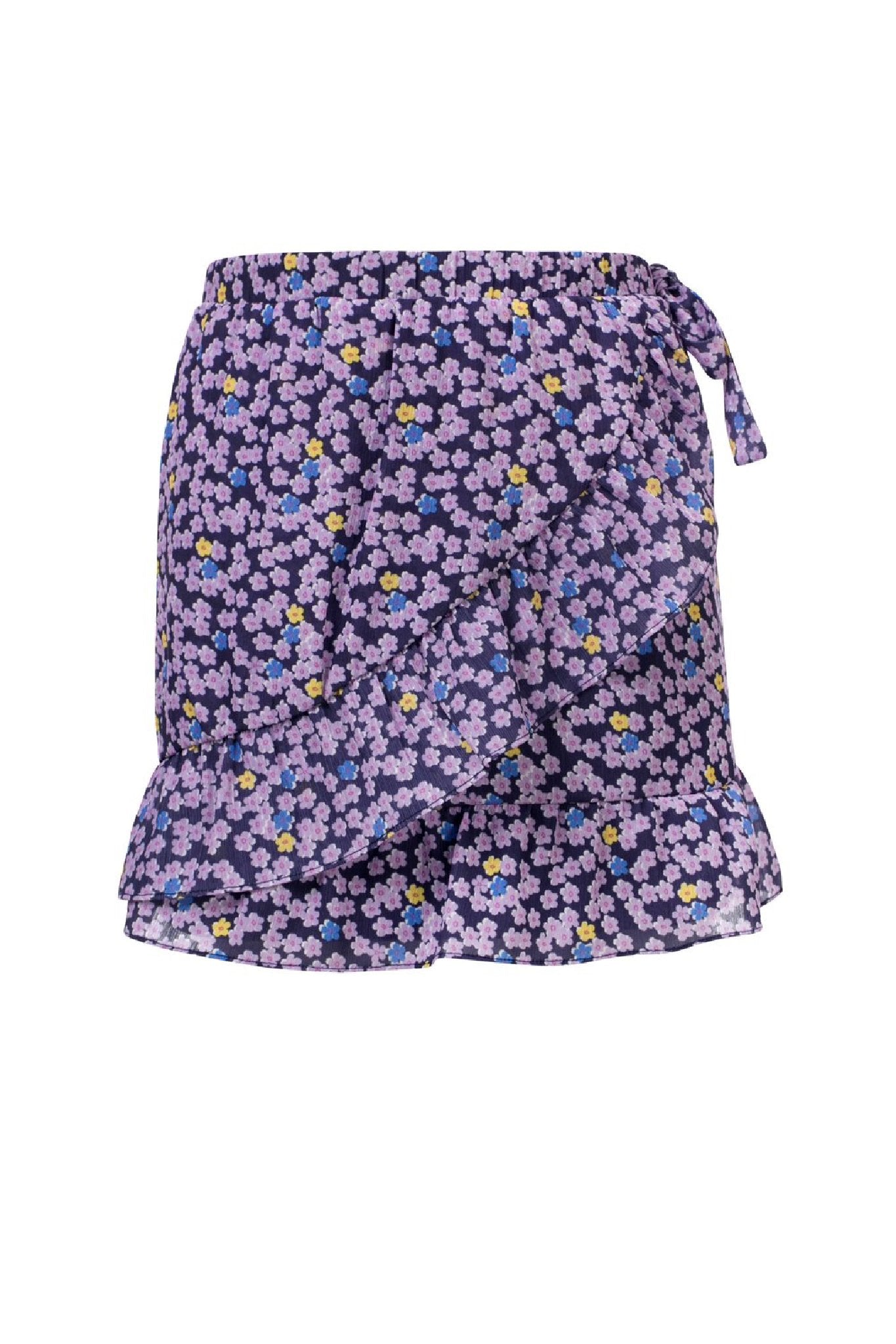 Meisjes Girls Ruffle Skirt van Looxs in de kleur 'Flower Ao in maat 164.