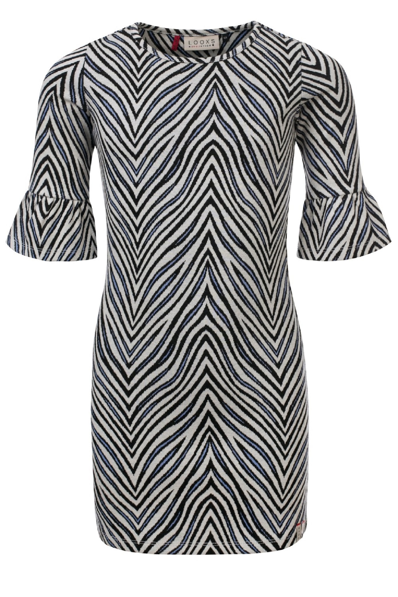 Looxs Girls Dress With Ruffle S