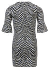 Meisjes Girls Dress With Ruffle S van Looxs in de kleur Jacquard in maat 164.
