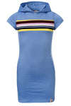 Meisjes Girls Hoody Sweat Dress van Looxs in de kleur Heaven in maat 164.
