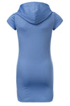 Meisjes Girls Hoody Sweat Dress van Looxs in de kleur Heaven in maat 164.
