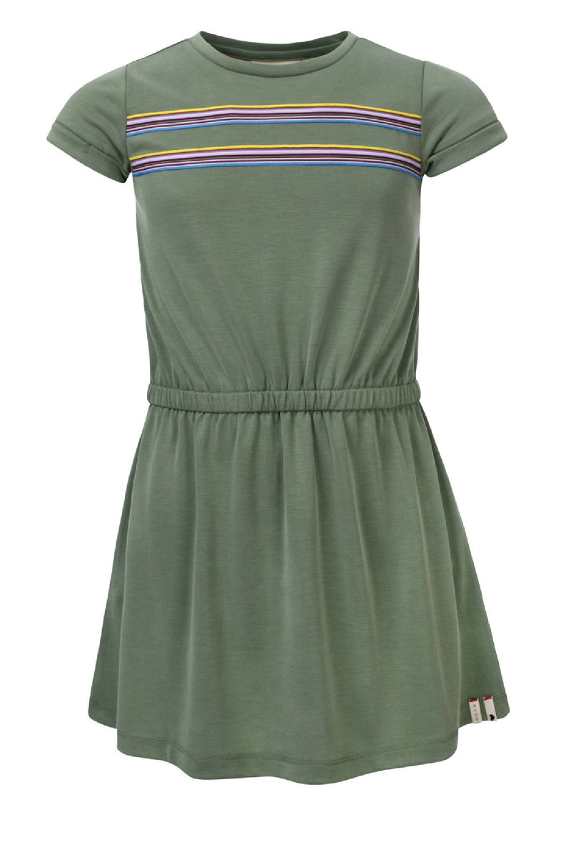 Meisjes Girls Dress van Looxs in de kleur Laurel in maat 164.
