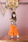 Meisjes Blouse van Little Looxs in de kleur Jaguar in maat 128.