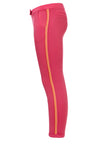 Meisjes Sporty Sweat Pants van Little Looxs in de kleur Raspberry in maat 128.